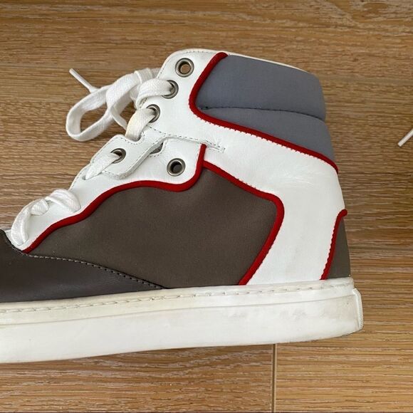 BALENCIAGA-MULTI Colour Panelled Leather High Top - Picture 7 of 16